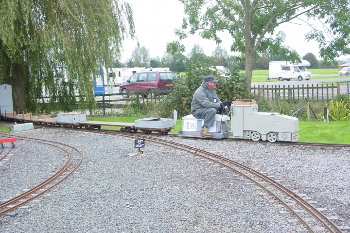 Fritz hauls Rosie's train